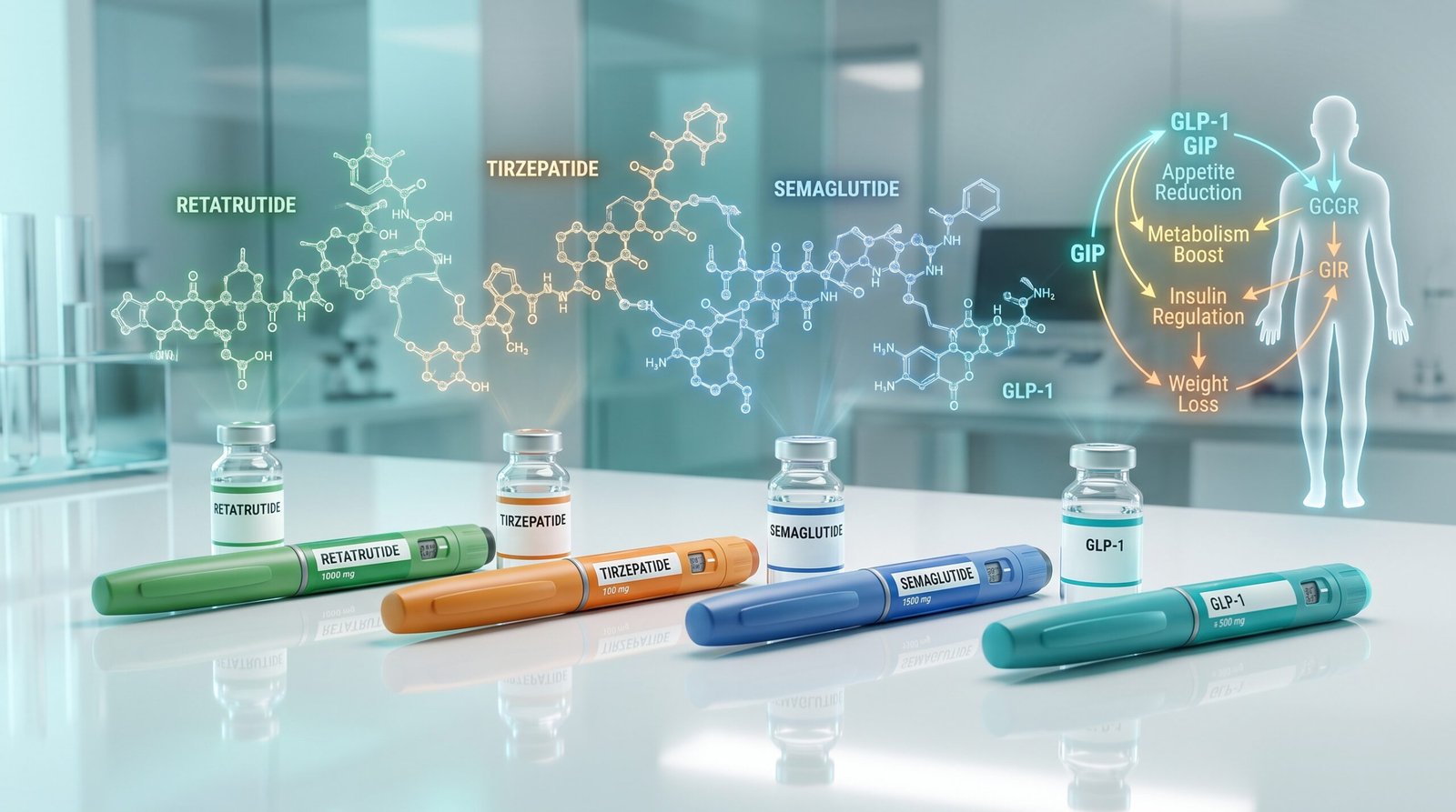 showcasing modern peptide pens