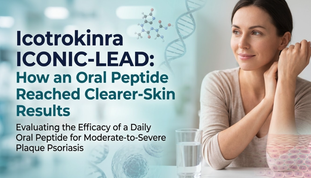 Icotrokinra Icotrokinra ICONIC-LEAD: How an Oral Peptide Reached Clearer-Skin Results