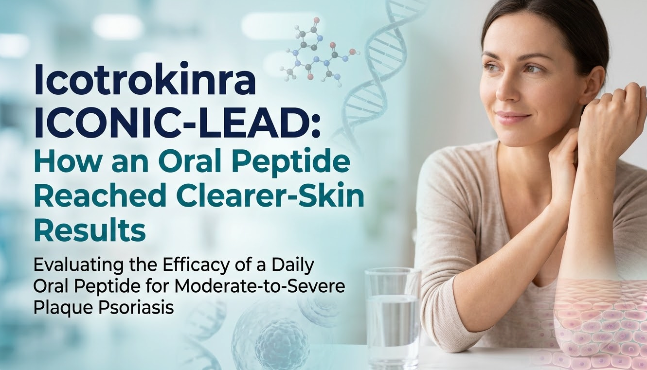 Icotrokinra Icotrokinra ICONIC-LEAD: How an Oral Peptide Reached Clearer-Skin Results
